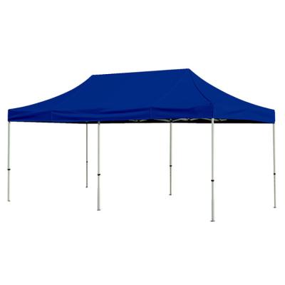 China Outdoor Use 3x6m Camping Trade Show Heavy Duty White Blue Events Wedding Tent 10x20 ft Steel Folding Easy Pop Up Gazebo Canopy Tent for sale