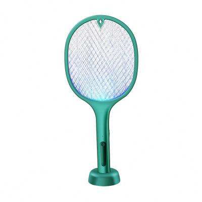 China Multifunctional Hot Selling Viable Amazon Top Supplier Rechargeable Portable Pest Control 2 in 1 Electronic Insect Zapper Mosquito Swatter for sale