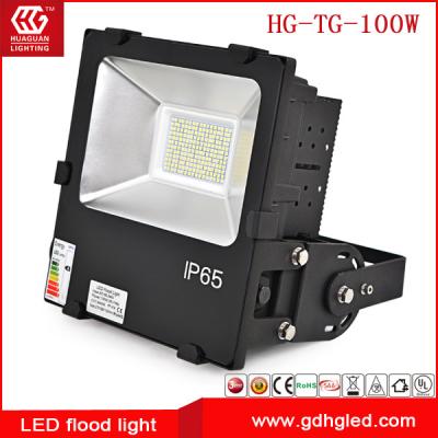 China Aluminum alloy  industrial led flood lights 100W IP 65 MW driver wide angle for sale