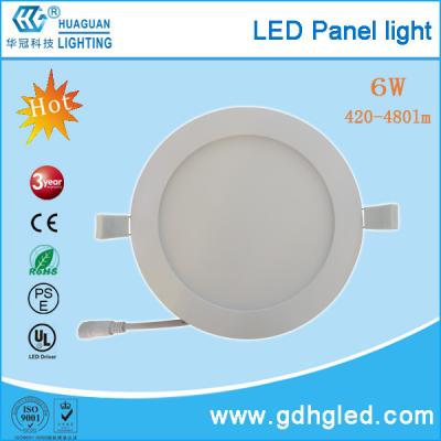 China luces del panel ahuecadas LED exteriores de la eficacia alta 6W para la sala de conferencias en venta