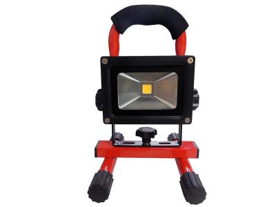 China Brightest Outdoor Portable LED Flood Lights , Rechargeable LED Work Light 10w for sale