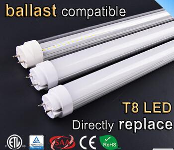 China High Brightness Commercial 24W LED Tube Lighting T8 With SMD 2835 for sale