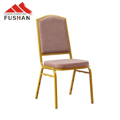 China Modern general aluminum banquet chair hotel wedding conference restaurant chair stackable cafe dining tables and chairs for sale