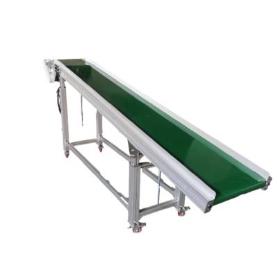 China Wood Popular White or Blue PU Material Handling Custom Belt Conveyor Machine for sale