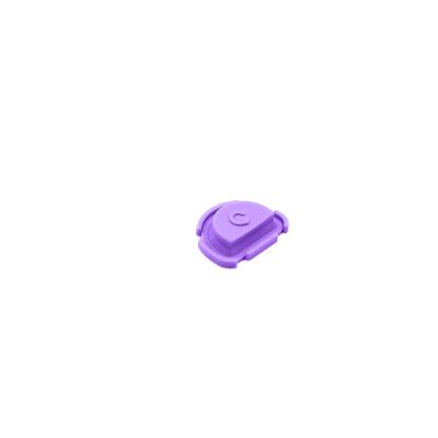 China Purple Medical Rubber Stopper Polybutadiene Buna High Temp Silicone Plugs for sale