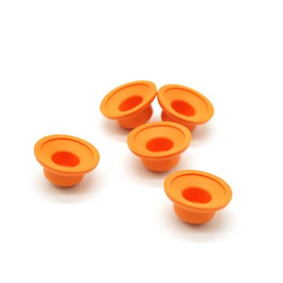 China High Temperature Orange Rubber Seal Silicone/FPM Nitrile Custom Rubber Parts for sale