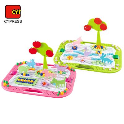 China Cartoon Toy Good Design DIY Montessori Toys Children Building Block Toys For Kid for sale