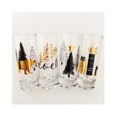 China Dishwasher Safe Made in China Top Quality Non Fragile Creative Bare Body Customized Tall Shot Glass for sale