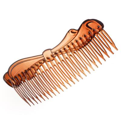 China Anniversary ; commitment ; present ; part ; wedding ; The advertisement ; Anniversary Special Price Professional Design PC 129 Mm Indian Plastic Comb Hair Clip for sale