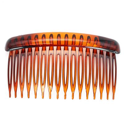 China Anniversary ; commitment ; present ; part ; wedding ; The advertisement ; Custom Logo Women Hair Comb Plastic Hair Comb Birthday Side Combs Clip for sale