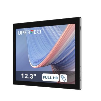 China Uperfect 12.3 Inch Panel Mount Monitor Industrial Touch Screen Display For Machine Computer Laptop Raspberry Pi PS4 12.3 Inch for sale