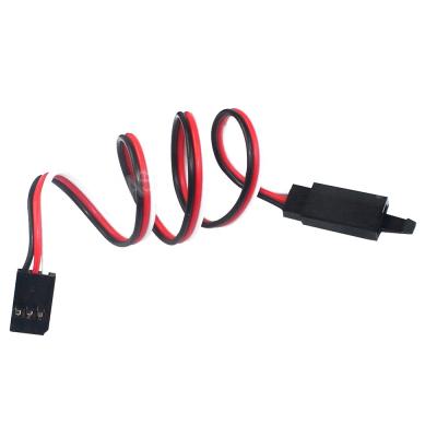 China RC Model 22AWG Male To Female Servo Extension Leads Flat Wire With Hook for sale