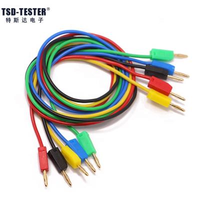 China PA Insulator Material 2mm Automotive Banana To Banana Plug Test Lead for sale