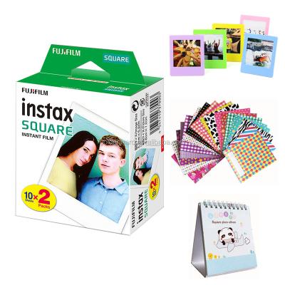 China FujiFilm Instax Square Instant Film Twin Pack (20 photo sheets) compatible with FujiFilm Instax Square SQ6, SQ10, SQ20 86*72mm for sale