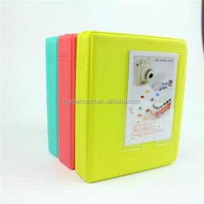 China Colorful PVC Instax mini film photo album for mini 7s/8/25 for sale