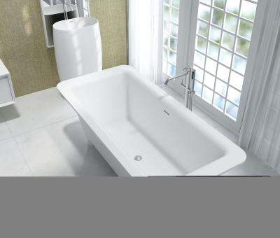 China Europe Wholesale Modern Bathroom Acrylic Plastic Indoor Bathtub Free Standing Free Standing Tubs for sale