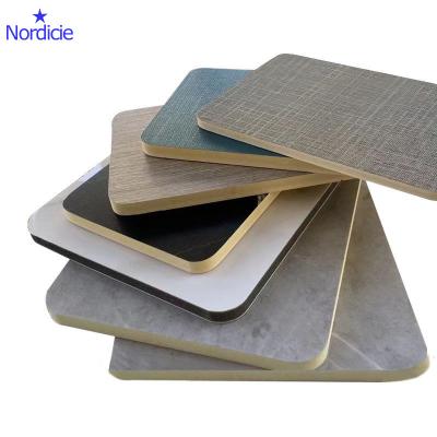 China ECO-Friendly+fireproof+waterproof Factory Price PET Marbled Bamboo Charcoal Wood Veneer Board Marble Panel Slab for sale