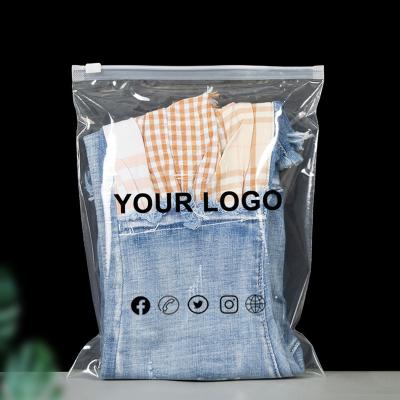 China Disposable Wholesale custom printed frosted ziplock bag packaging ziplock bag with logo for sale