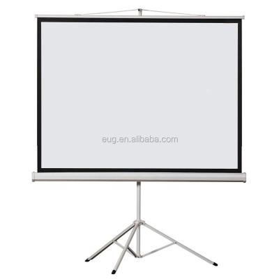 China Tripod 70*70 Inch Tripod Projection Screen Stand Projector Screen for sale