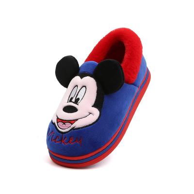 China Fashion trend new autumn and winter warm home slippers indoor outdoor non-slip comfortable plush child woolen slippers for sale