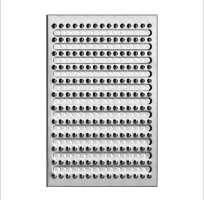 China Modern Thickened 304 Stainless Steel Ditch Cover Kitchen Drain Cover Sewer Anti-rat Non-slip Rain Grate for sale