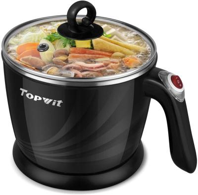 China Car Stainless Steel Pot Mini Food Noodle Soup Travel Electric Multi Cooking Portable Pot for sale