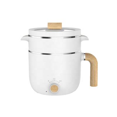 China Outdoor Mini Pot Electric Stainless Steel Food Cooking Pot Multi Function Noodle Hotpot 1.5l for sale