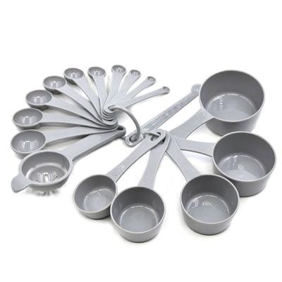 China Stocked Dosers Set Plastic Dosers Set 17 Piece1 tbsp Dry And Liquid Ingredients Sprinkle Spoon for sale