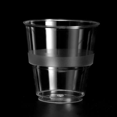 China Disposable Hotel/Restaurant/Home/Party Coffee Plastic Clear Cold Drink Disposable PS Press Drink Cup for sale