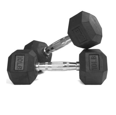 China 2021 Low Price Dumbbell Gym Weight Training Equipment Professional Rubber Fitness Dumbbells Universal for sale