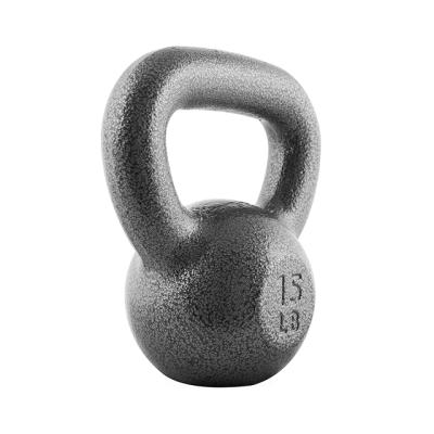 China Wholesale Customized New Design 20 Kg Factory Durable Cast Iron Powder Coated Kettle Bell for sale