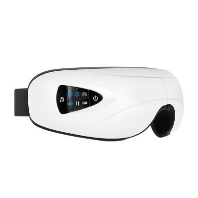 China Portable Foldable Rechargeable Eye Massger Intelligent Digital Eye Massager With Heat Pressure Point Touch Beauty Eye Massager for sale