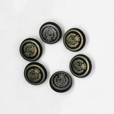 China 2021 Costume 30mm Army Button Sewing Metal Fancy Zinc Alloy Coat Uniform Blazer Coat Gold Nickel Free for sale