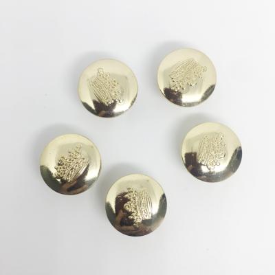 China Customized custom made jeans nickel free brass copper metal stud buttons for jeans denim metal jeans leg button for sale