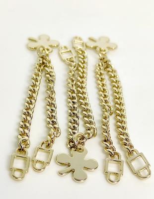 China High Quality Wholesale Custom Size Custom LOGO Nickel Free Mounted Silver Gold Metal Chain Using For Garment, Bag for sale