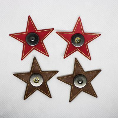 China New Fashion High Quality Multicolor Triangle Nickel Free Pentagram Magnetic Snap Button for sale