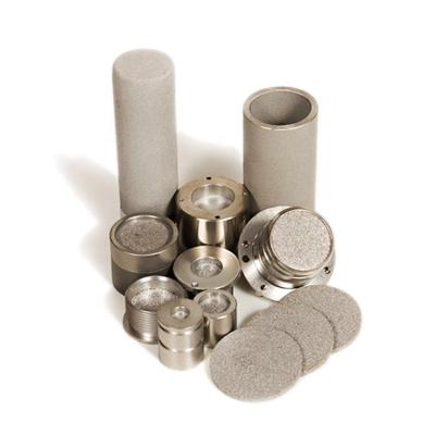 China Liquid Filter Plates Porous Parts Sintered Titanium Metal Powder Filter Tube for sale