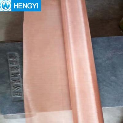 China Faraday Filter Cage Protect Red Copper Wire Mesh For Sale for sale