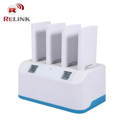 China Chain Store Reconnect 4 Port Rental Portable Mobile Battery Charging Share Power Bank Fast Station for sale