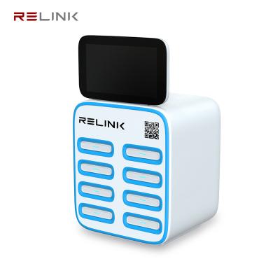 China Universal Charging 8 Ports Customize Charger Power Bank Station Box Shared Rental Mobile Charging Station for sale