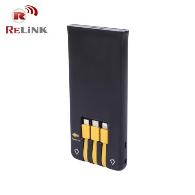 China Chain Store 5000mAh Shared Power Bank With Lighting Type C Micro USB Cable Reconnect Power Bank Rental Charging Station for sale