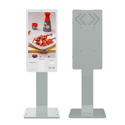 China Commercial OEM 32 Inch Self Service Kiosk Machine LCD Digital Signage Payment Advertising Display Screen For Restaurant for sale