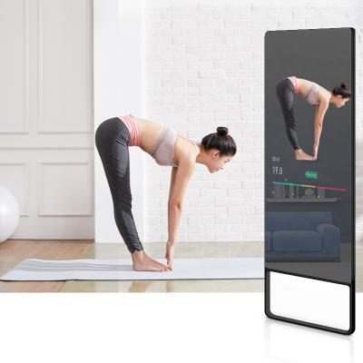 China Beauty Appearance Smart Touch Screen 32 Inch Gym Advertising Player Interactive Fitness Mirror Smart Workout for sale