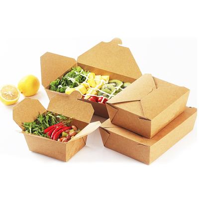 China Custom Recyclable Take Away Disposable Biodegradable Packaging Food Containers Lunch Box for sale