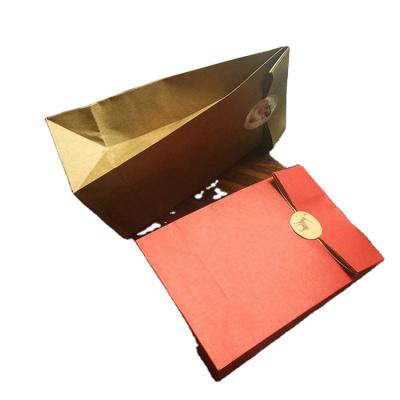 China Recyclable Custom Colors And Sizes Kraft Paper Gift Bag For House Decoration for sale