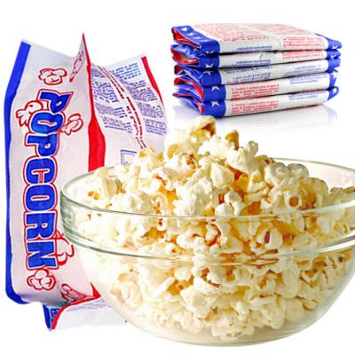 China Recyclable Microwave Popcorn Gressed Proof Bread Food Wax Wrapping Paper Takeaway Packaging Bags for sale