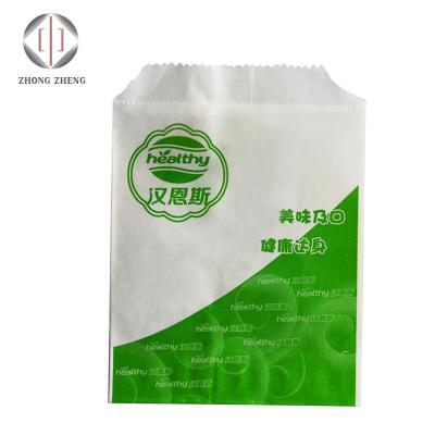 China Food Grade Recyclable Cheap Price 50gsm Customized Grease Wrap Sandwich Paper Bag for sale