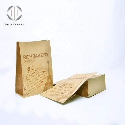 China Recyclable china suppliers biodegradable waterproof paper bag with logo print for food packaging for sale