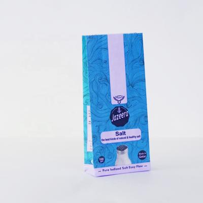 China Recycled Materials Sugar Paper Bags Salt Paper Bags Food Grade Paper Bags for sale