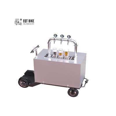 China Ice cream/beer bar EQT beer tricycle food bike/cafe/electric beer bike scooter for sale for sale